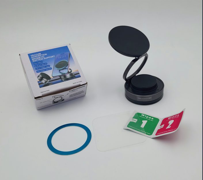 حامل هاتف مغناطيسي بتقنية الشفط