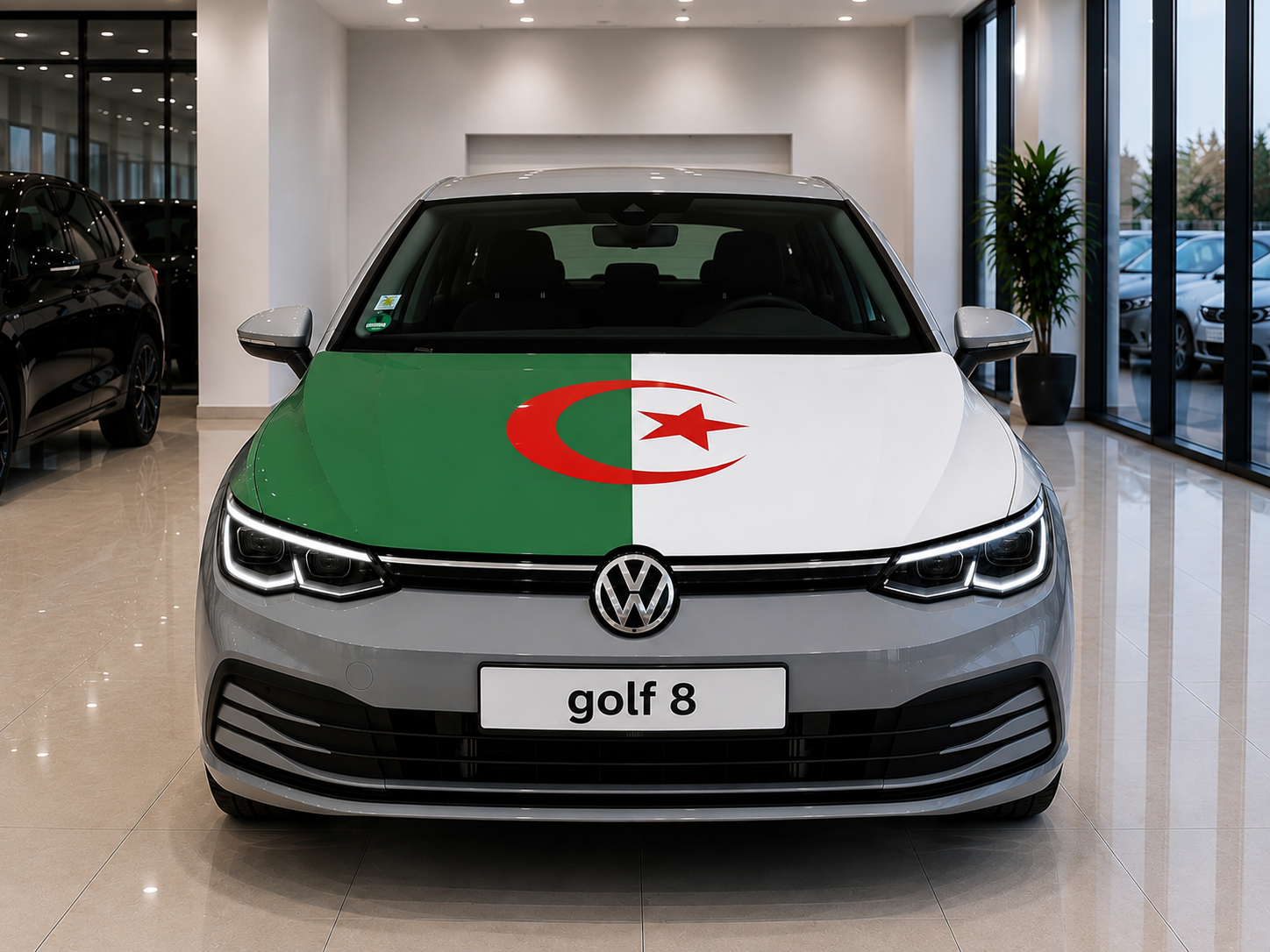 العلم الوطني المرن لجميع السيارات