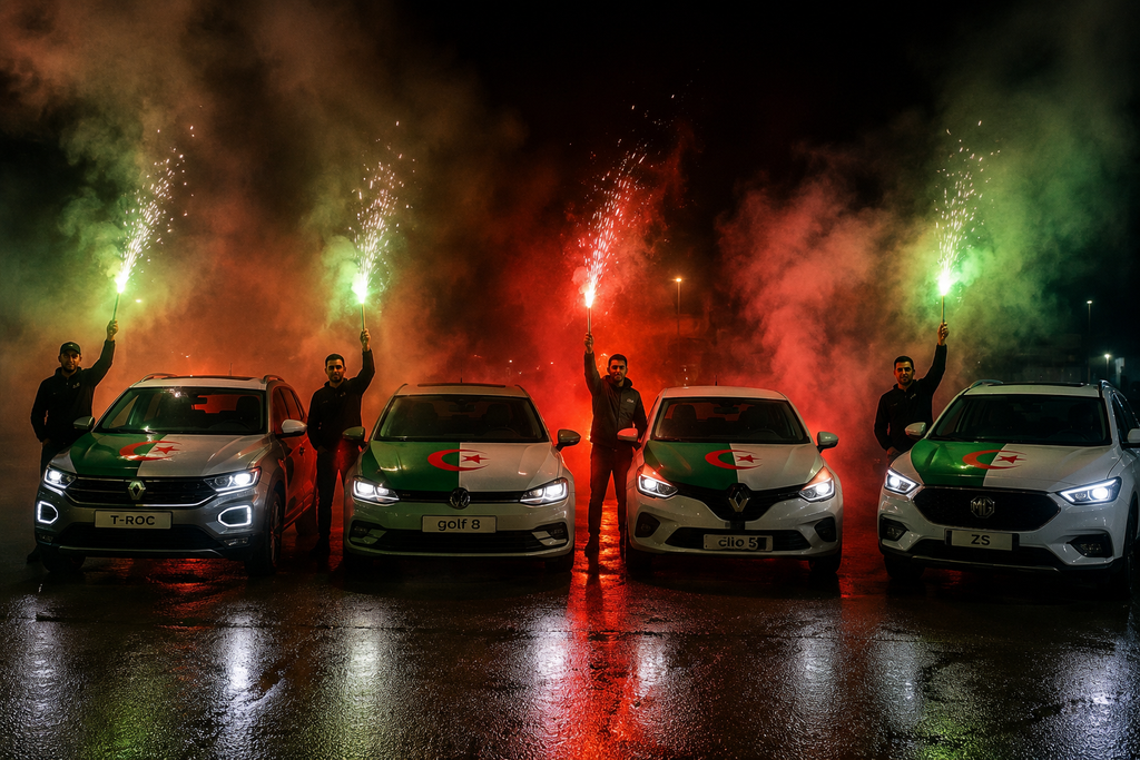 العلم الوطني المرن لجميع السيارات